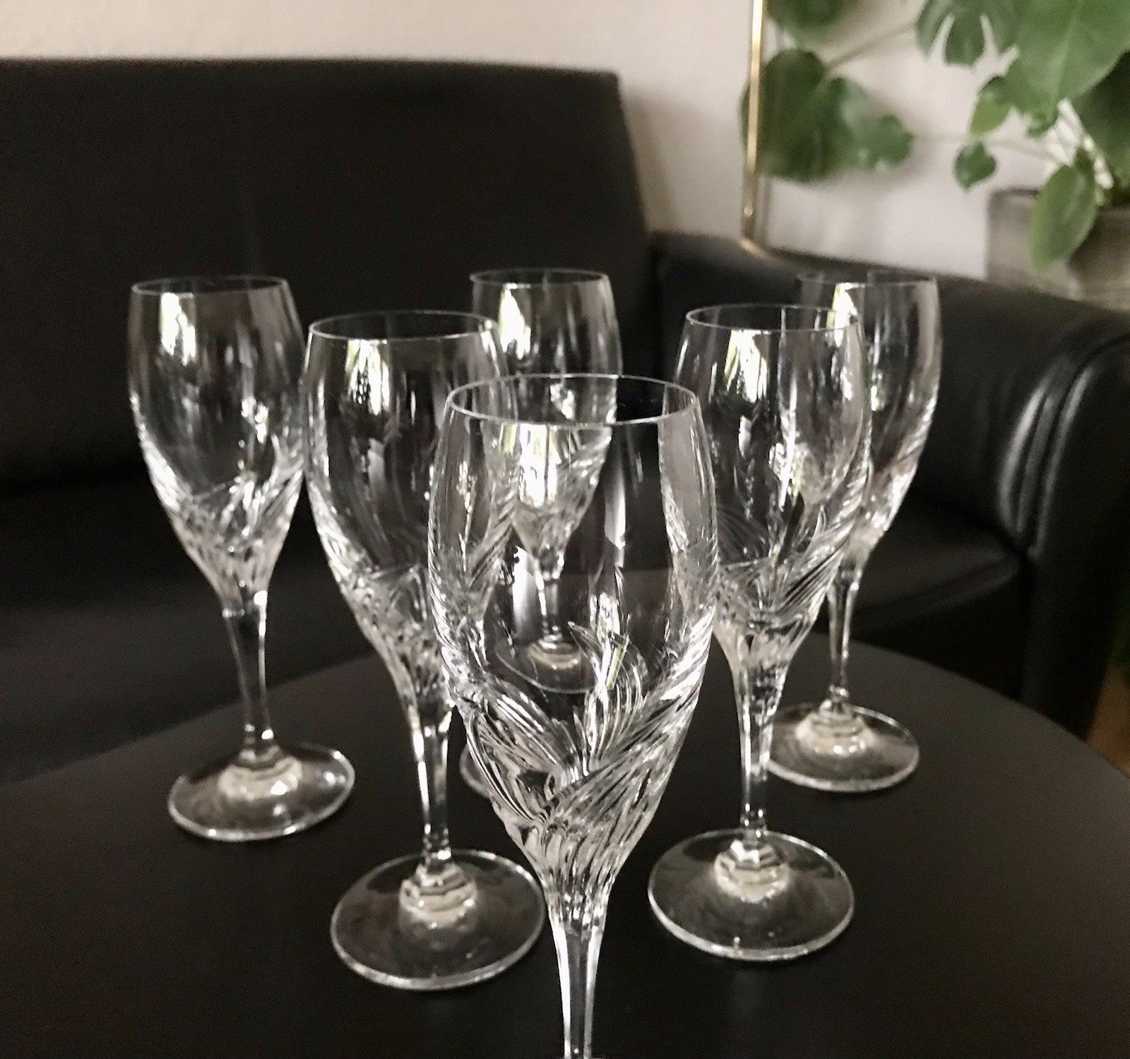 EDEL 6 Cherrygläser Gläser  Kristallglas Nachtmann Yvonne Bleikristall