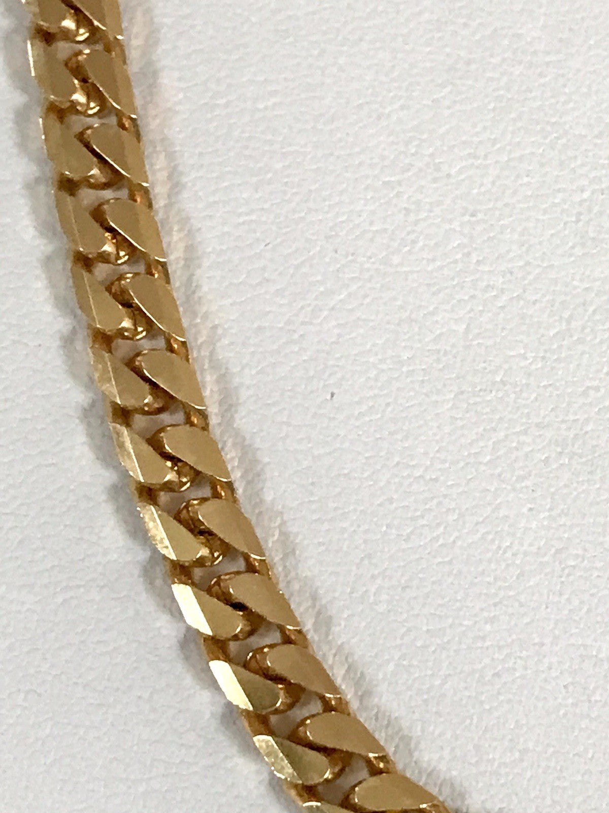 Vintage Halskette Amerik. Doublè gold SCHÖN Unisex Massiv