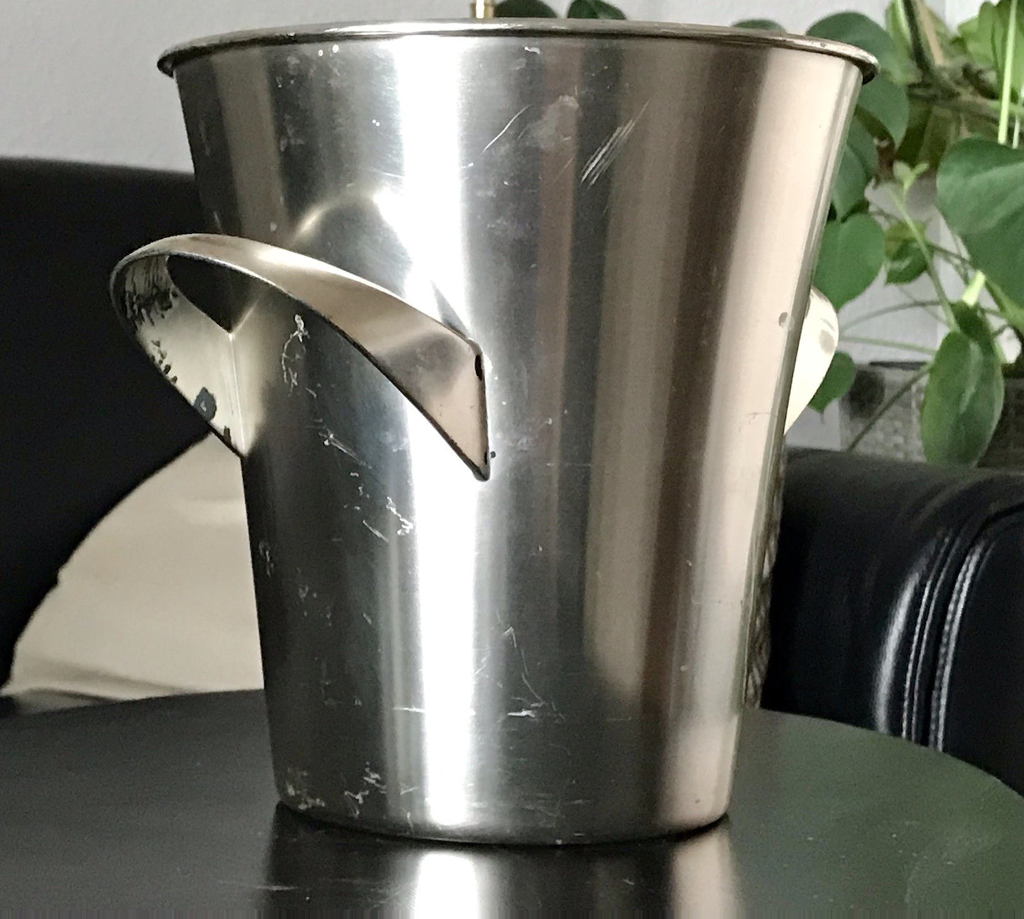 Vintage alt WMF Sekteimer Weinkühler Eiseimer versilbert Wagenfeld Ära