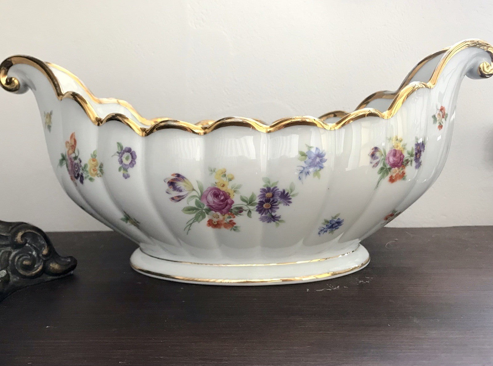 Antik Art Déco Edel Porzellan Zierschale Schale Jardiniere  Prunkschale Thomas