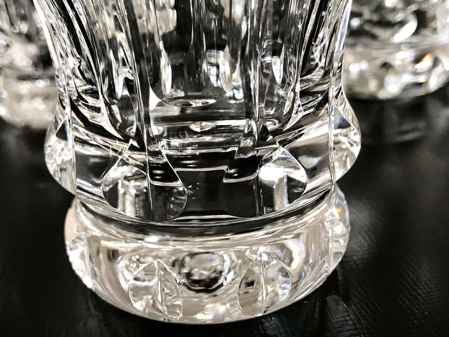 Vintage 6 EDEL  Wassergläser Trinkbecher Glas Kristallglas