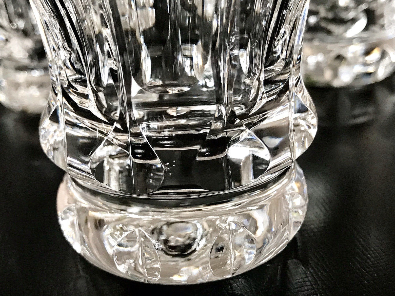 Vintage 6 EDEL  Wassergläser Trinkbecher Glas Kristallglas