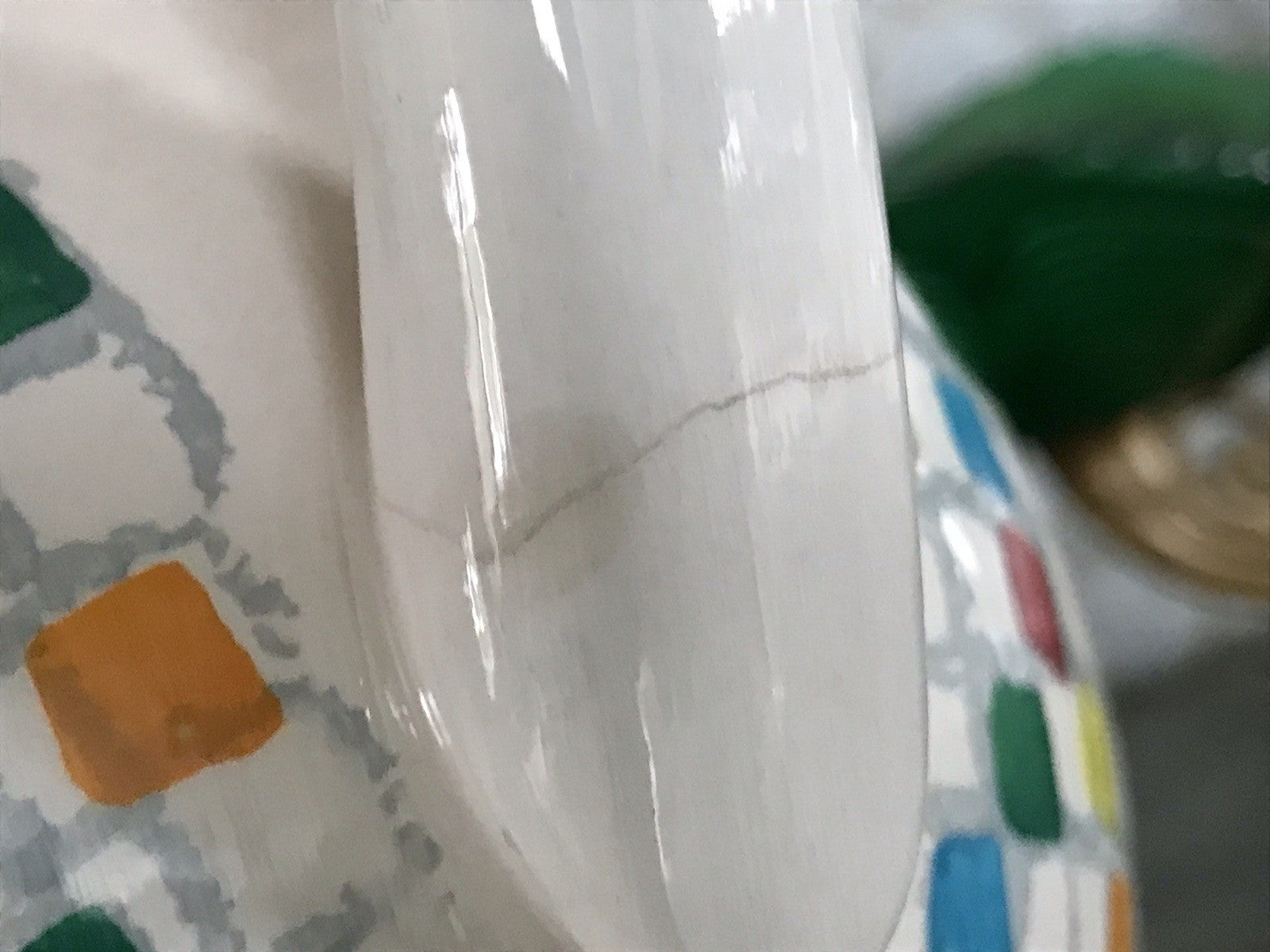 Antik alt Keramik Kanne Krug Schramberg? Dekor Coktail