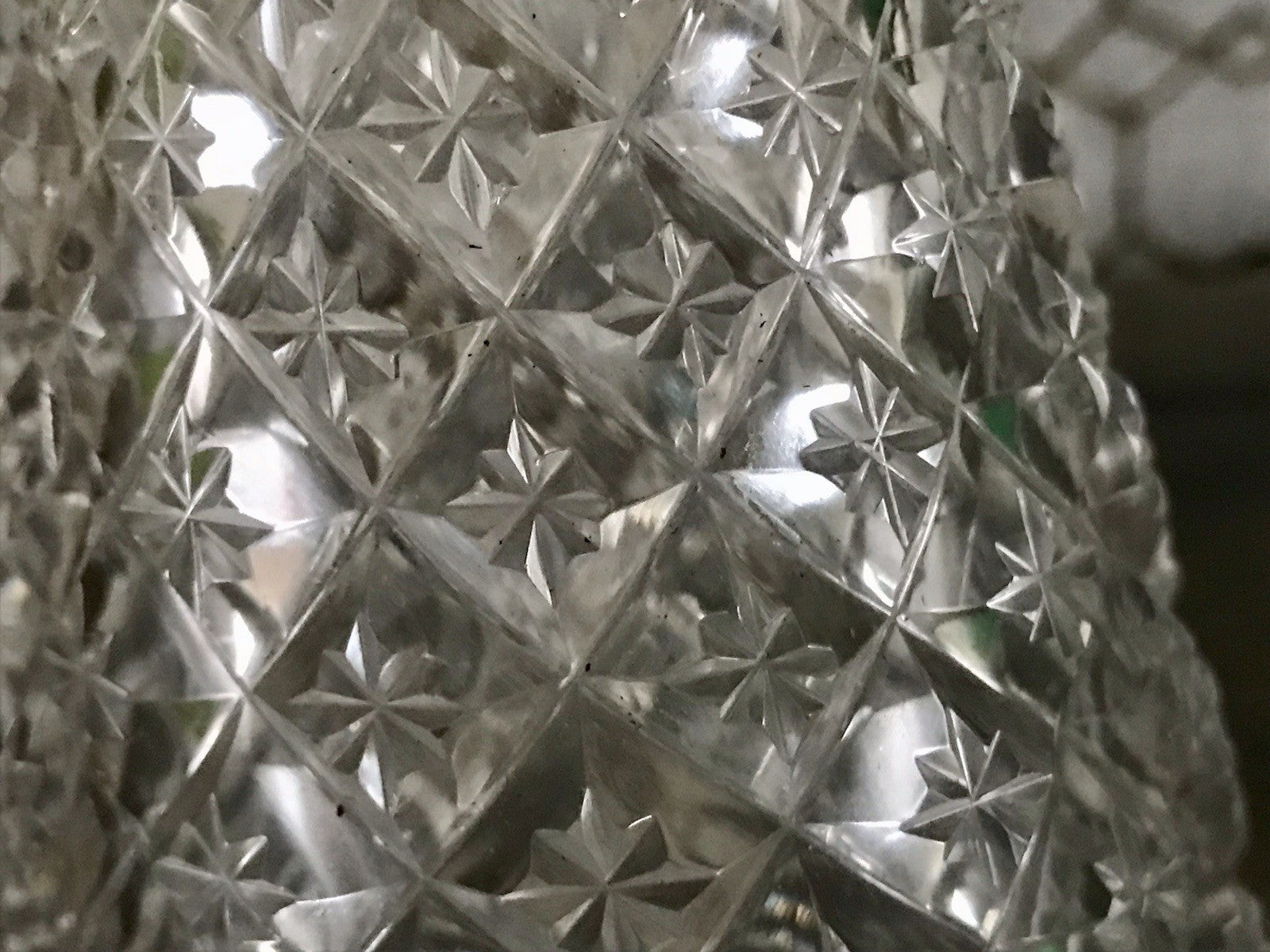 Antik Baccarat? Glaskaraffe Karaffe Kristallglas wundervoll Bleikristall Edel