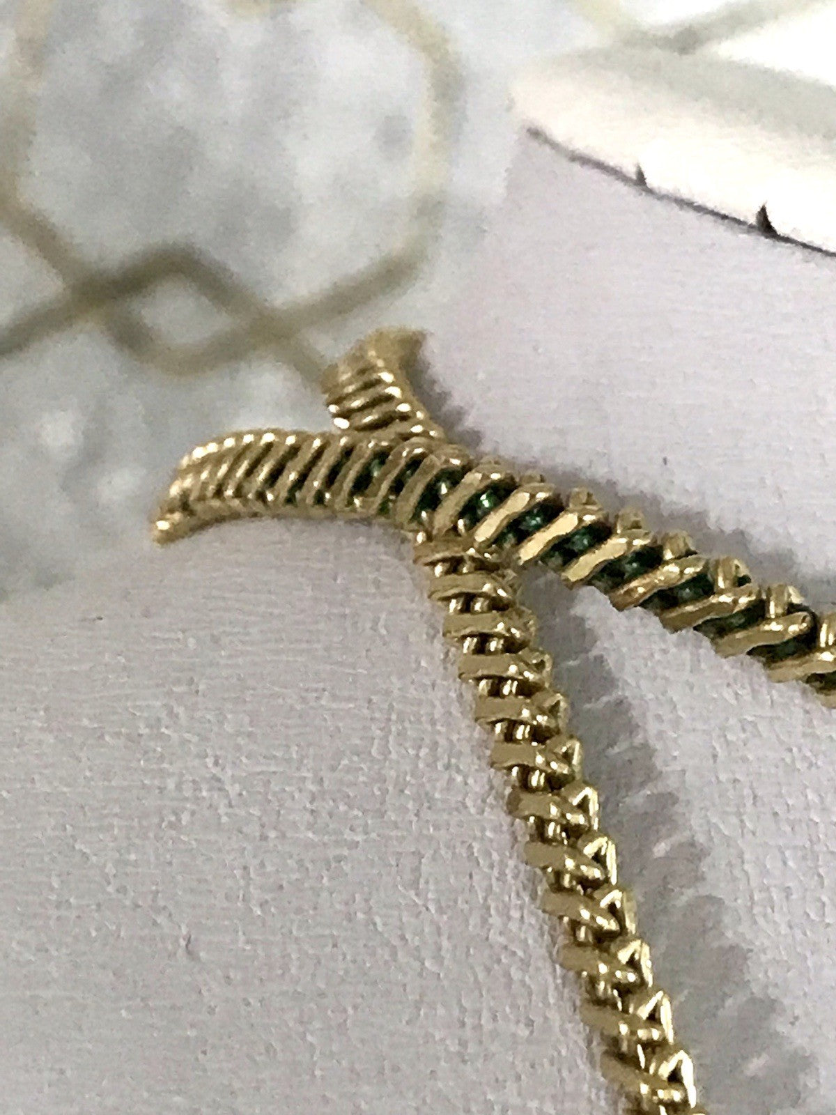 Vintage lange Halskette Amerik. Doublè gold Massiv Sehr SCHÖN Andreas Daub