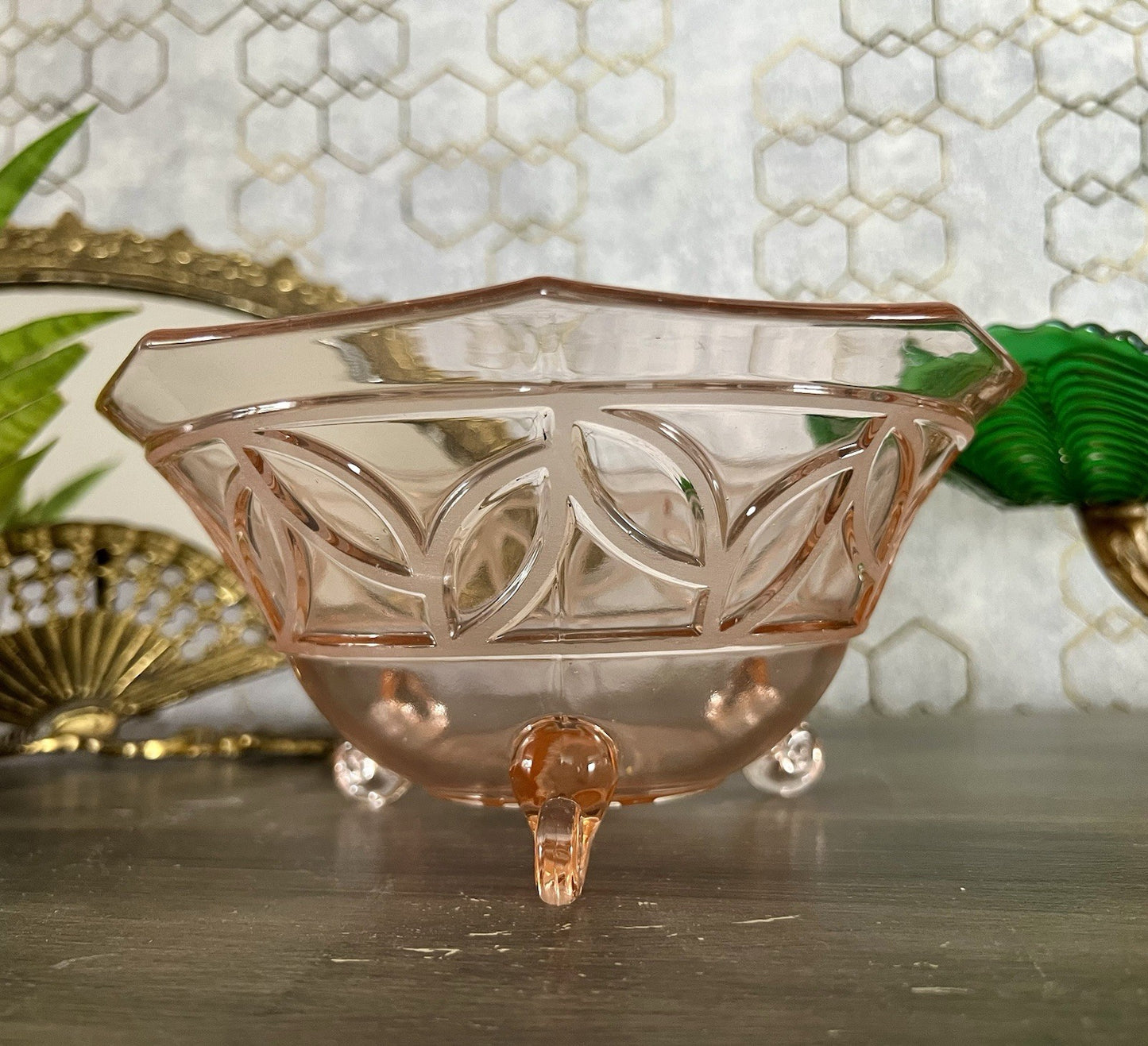 Antik Rosa Schwepnitz Maria Art Déco Schale Pressglas Glasschale So Schön!