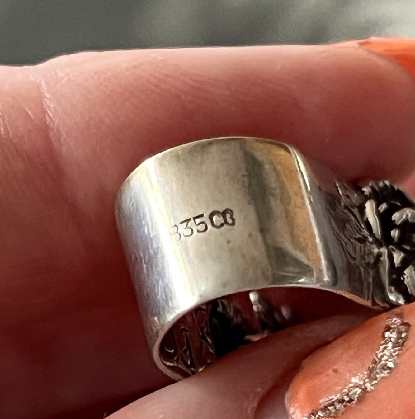 Antik? alt elegant 800 Silber Zuckerzange Hildesheimer Rose Rosenranke-Greifer
