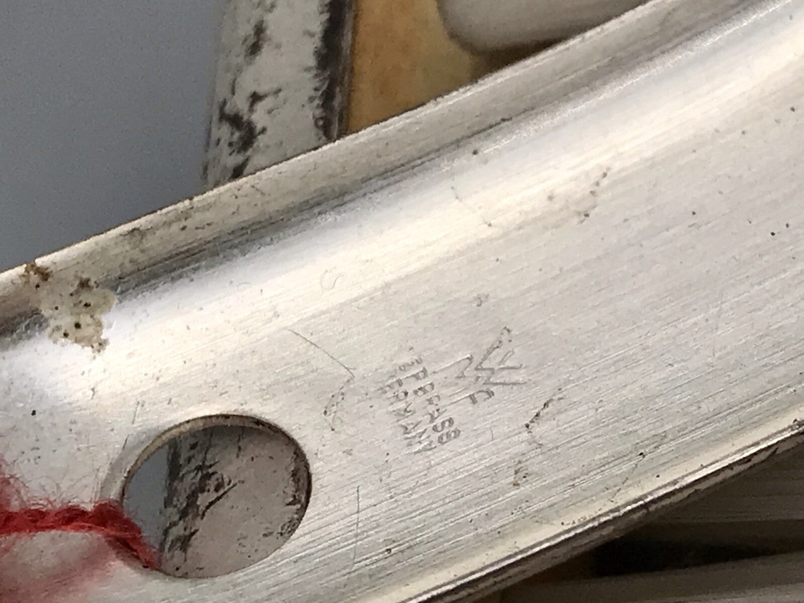 Vintage alt WMF Tisch Kehrset Kehrgarnitur Krümmelkehrer versilbert
