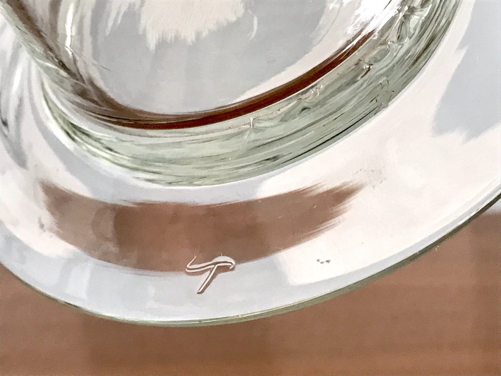 Antik seltene Art Déco Glasdose Deckeldose Dose Gefäß Glas