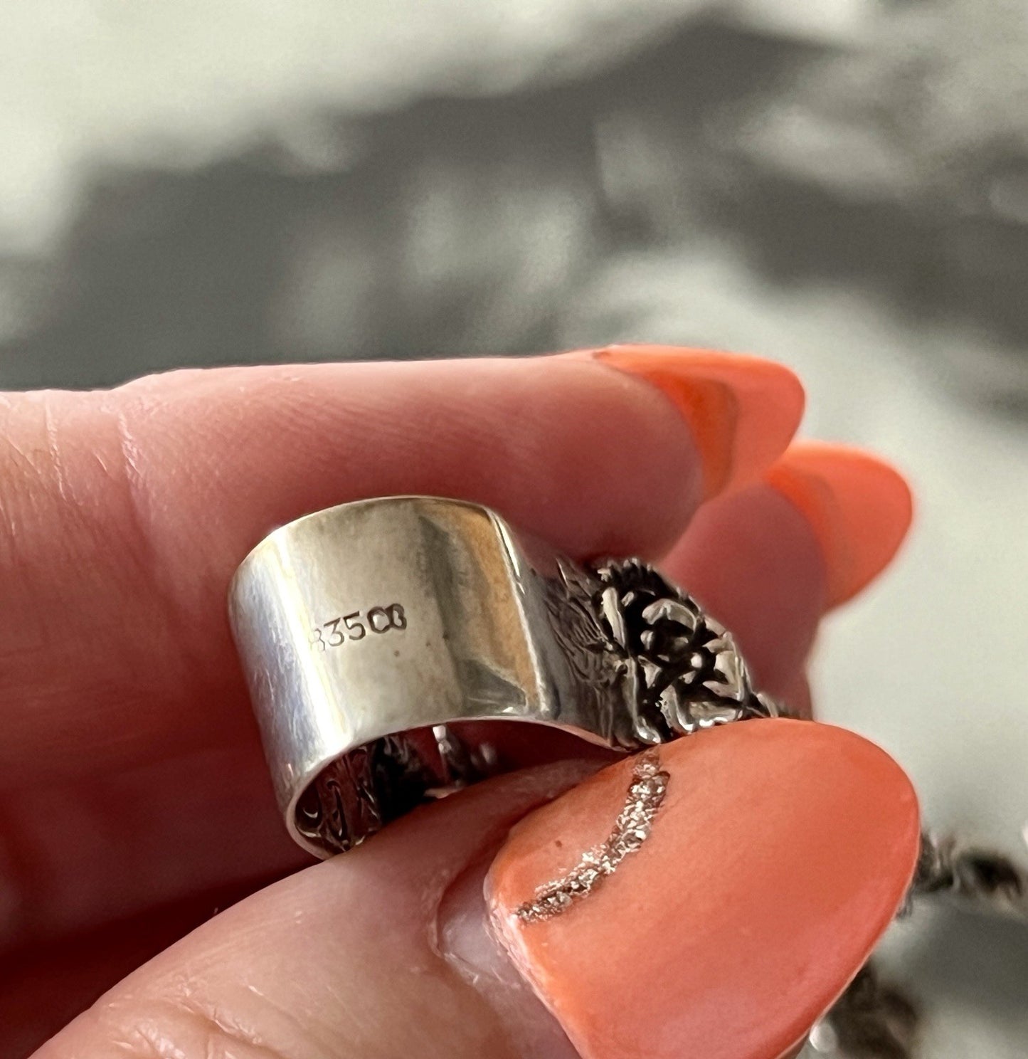 Antik? alt elegant 800 Silber Zuckerzange Hildesheimer Rose Rosenranke-Greifer