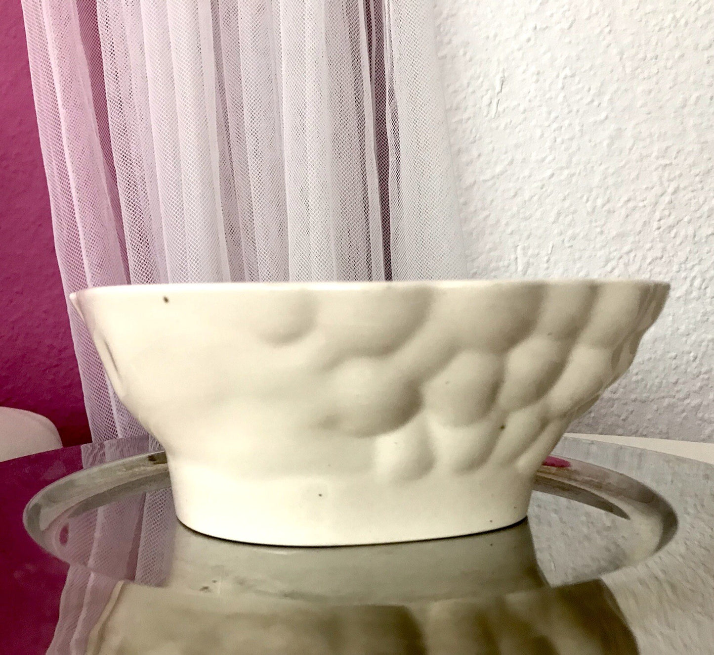 Antik Keramik Puddingform Erdbeere creme