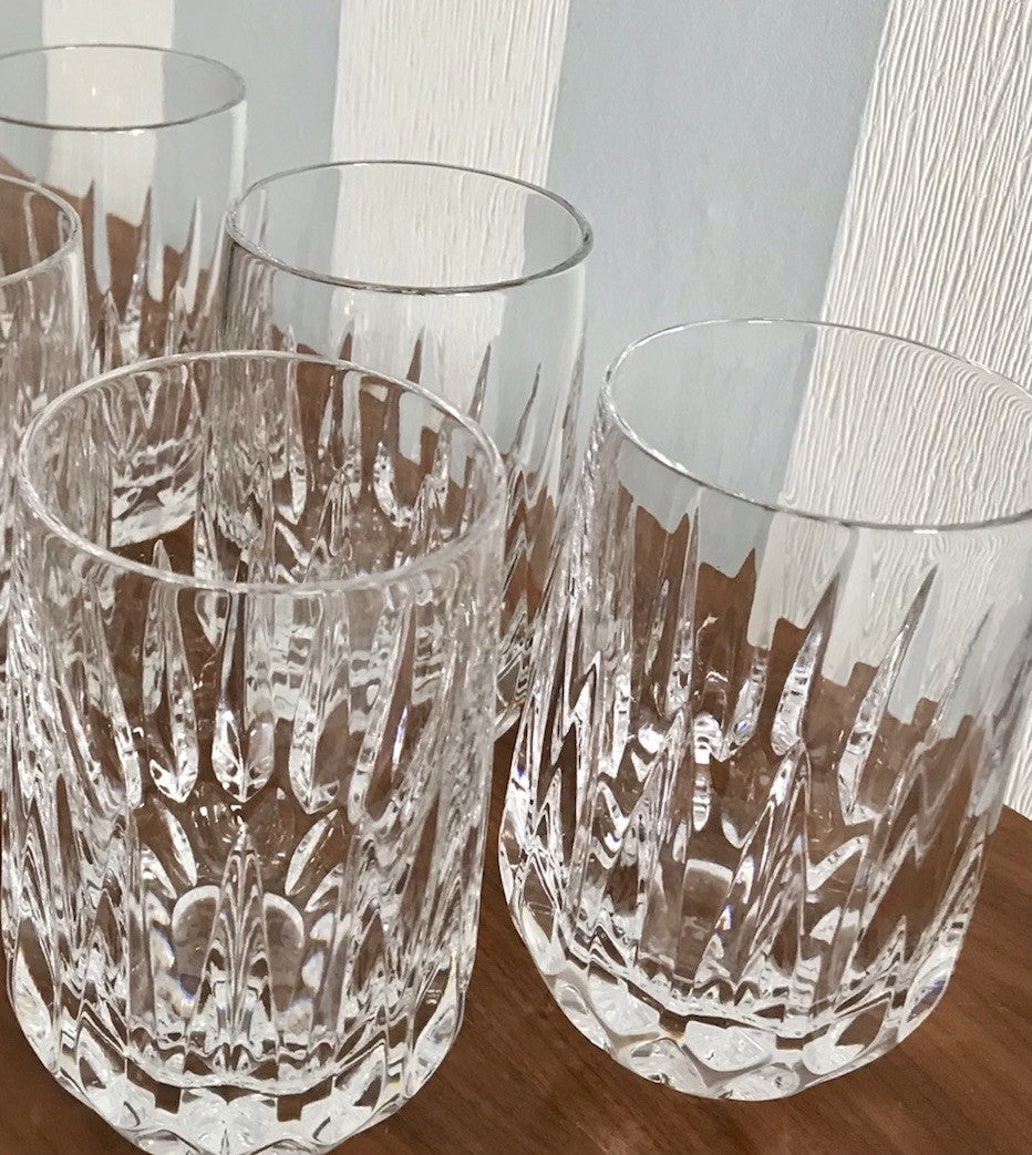 Vintage 3 edel Wassergläser Gläser Kristallglas geschliffen schön Nachtmann