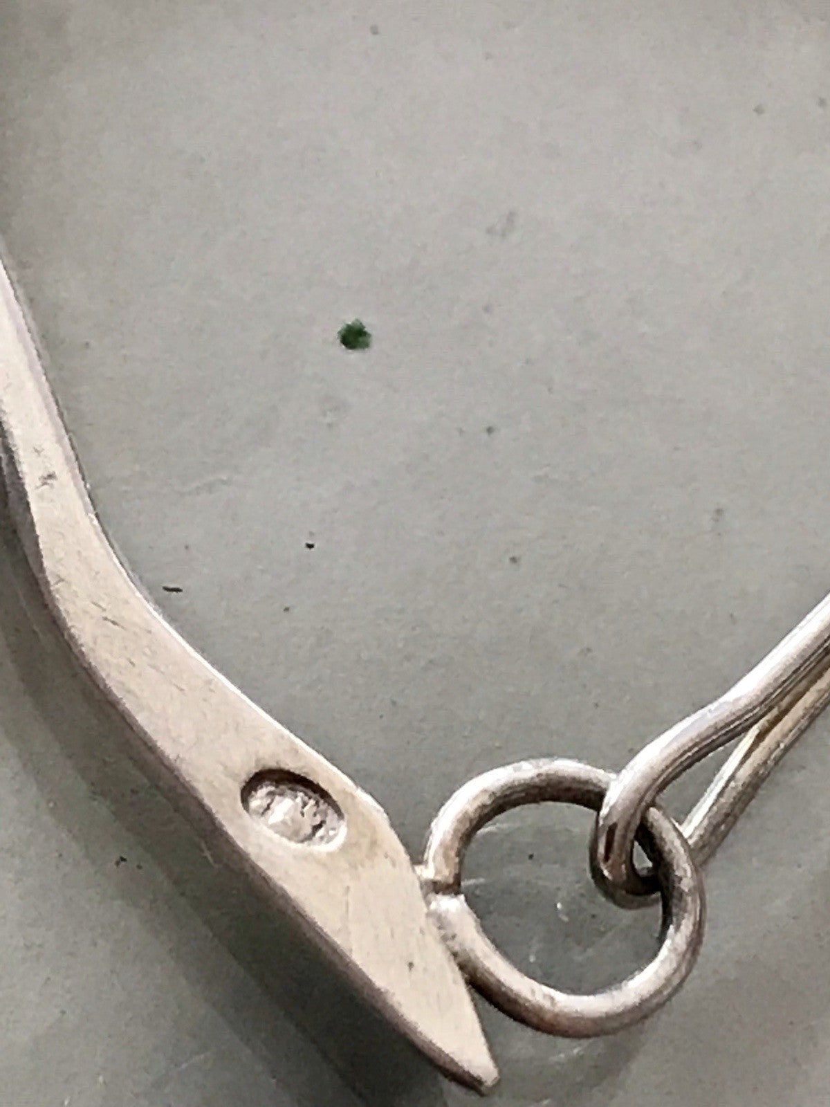 Vintage Modernist Designer 925 Silber Collier Halskette Kette Collier Polen