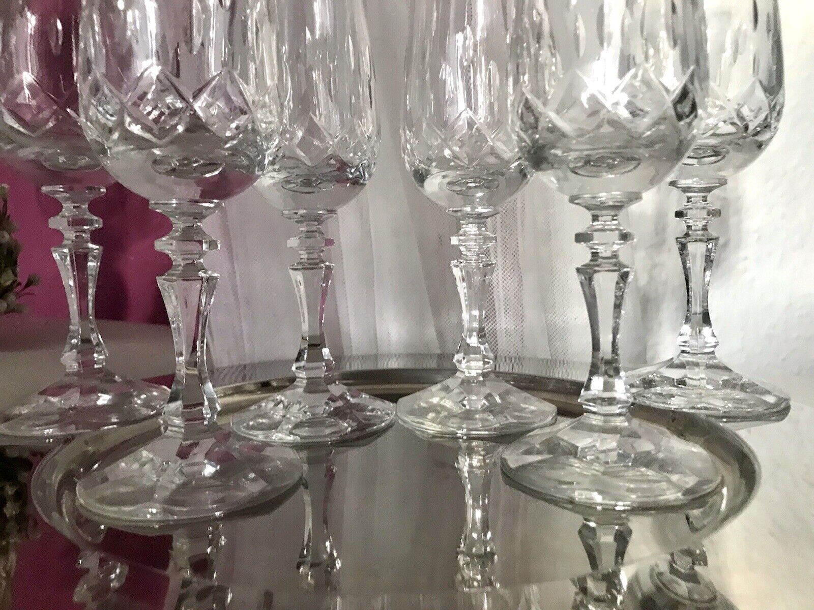 Vintage 6 EDEL Zwiesel Champagner Sektflöten Sektgläser Glas Kristallglas