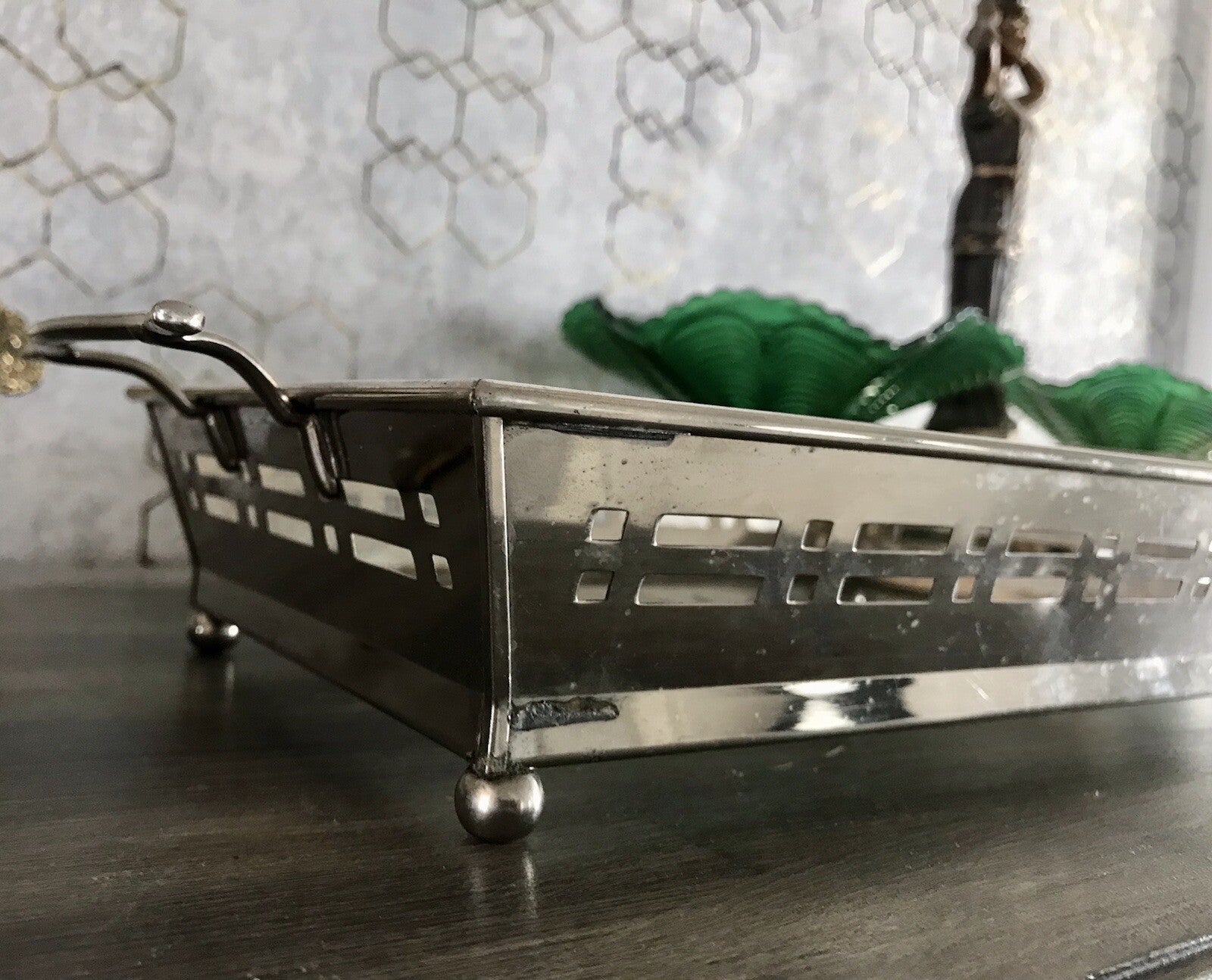 Antik Jugendstil Art Déco Schale versilbert? Argentor? Jardiniere  Tafelaufsatz