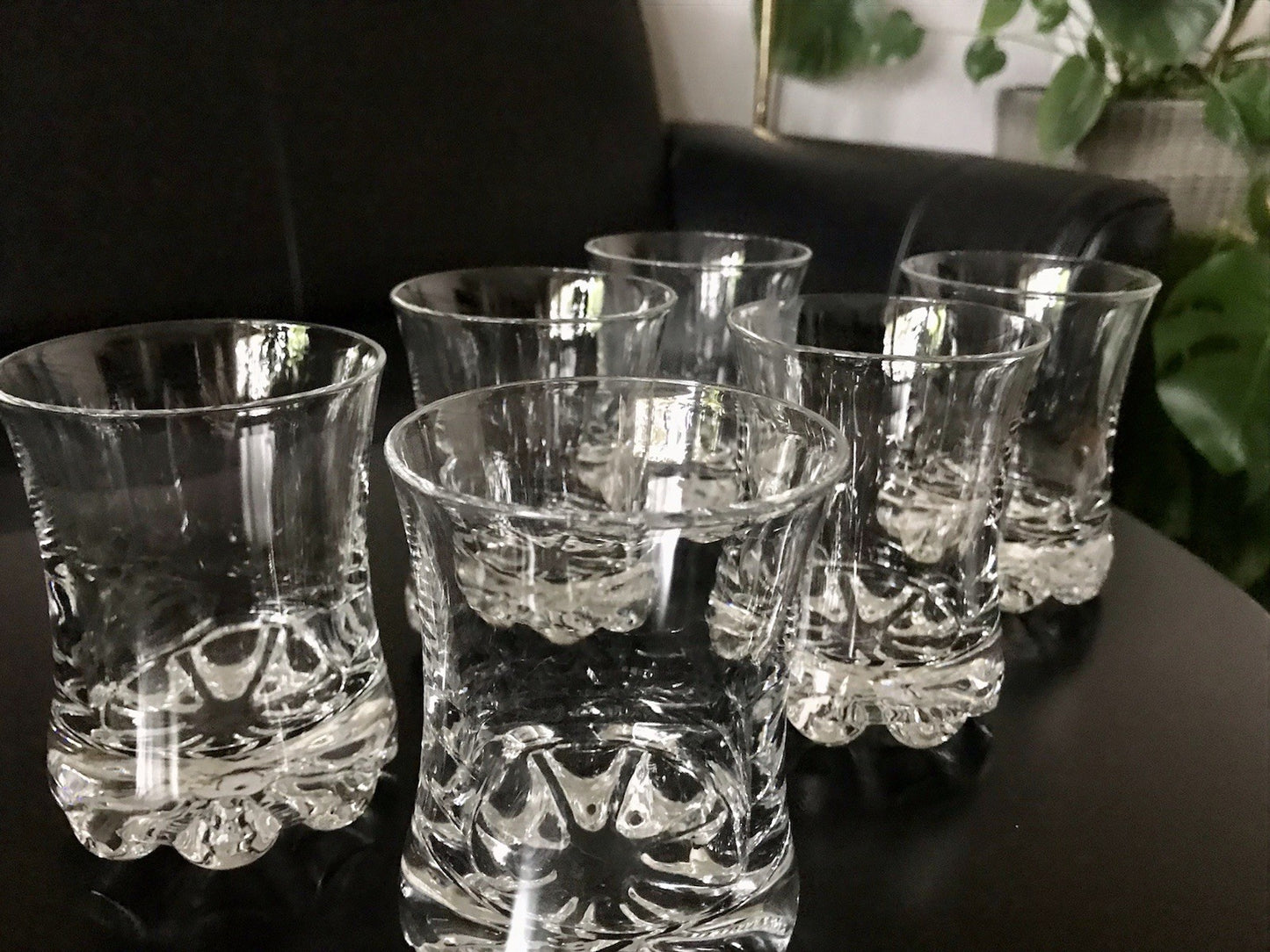 Vintage 6 Luigi Bormioli Light&Music Wasser Whisky? Gläser Kristallglas Glas