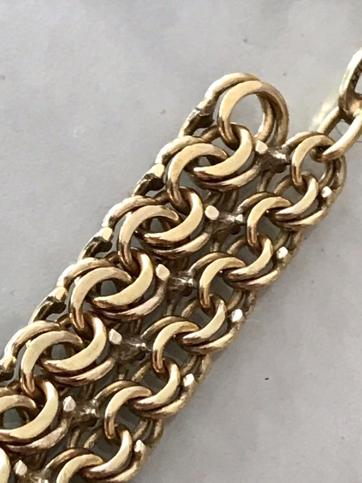 Vintage 60er FBM Collier Halskette Amerik. Doublè gold SCHÖN