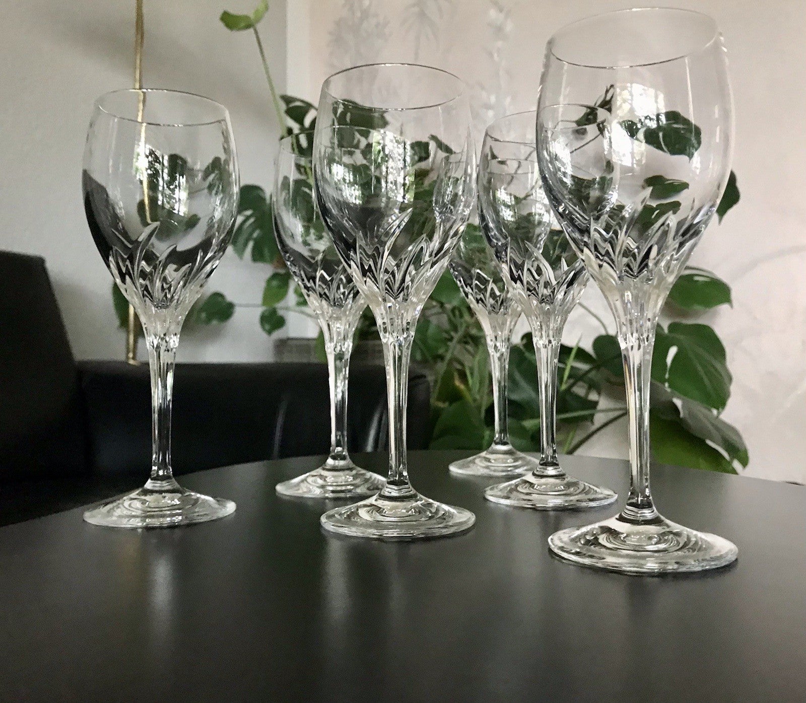 EDEL 6 Weingläser Gläser  Kristallglas Nachtmann Yvonne Bleikristall