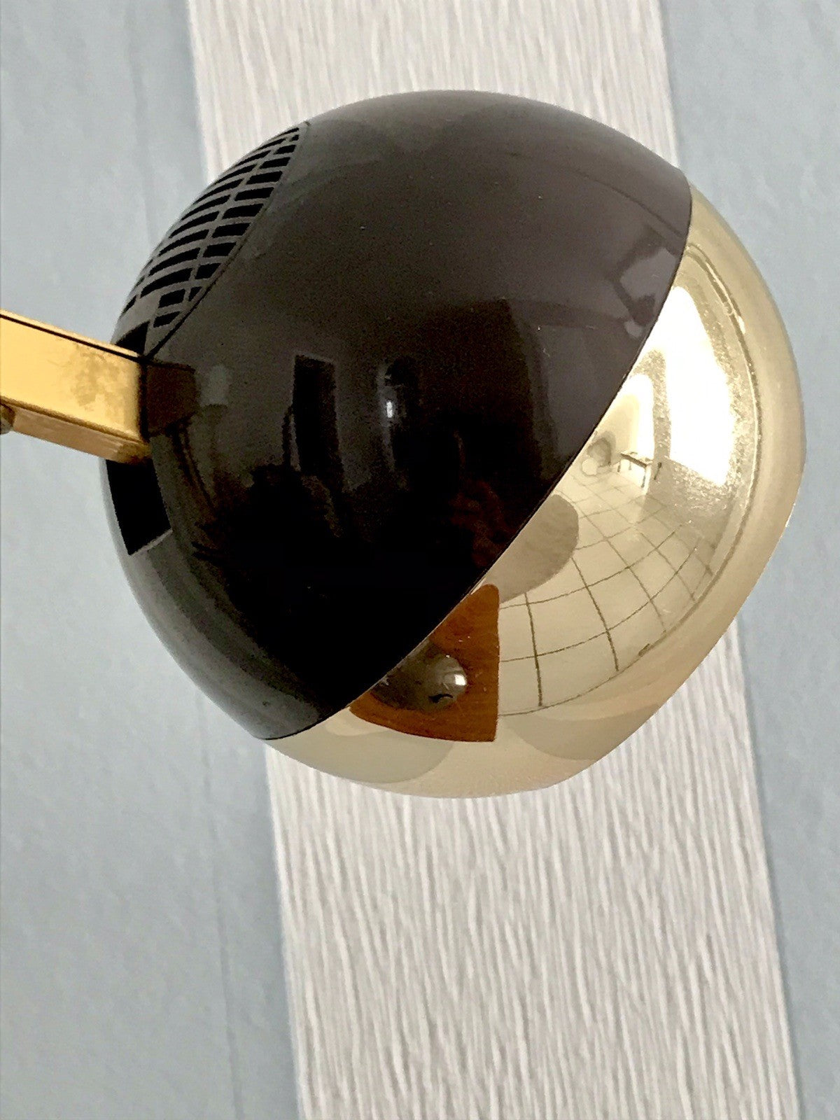 Vintage Space Age 60er 70er Tischleuchte Lampe Leuchte Eyeball veaun gold