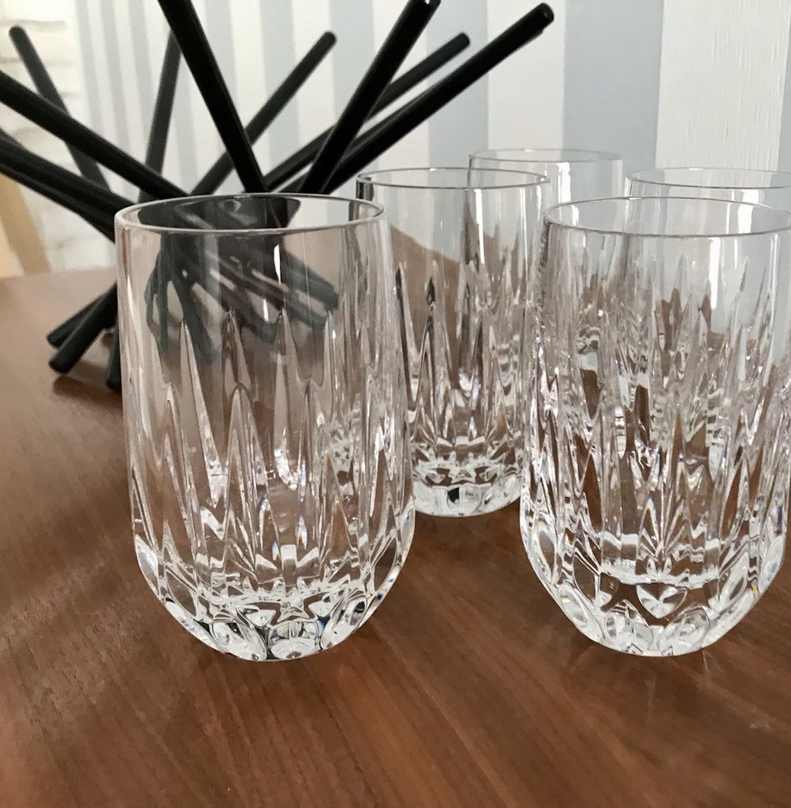 Vintage 3 edel Wassergläser Gläser Kristallglas geschliffen schön Nachtmann