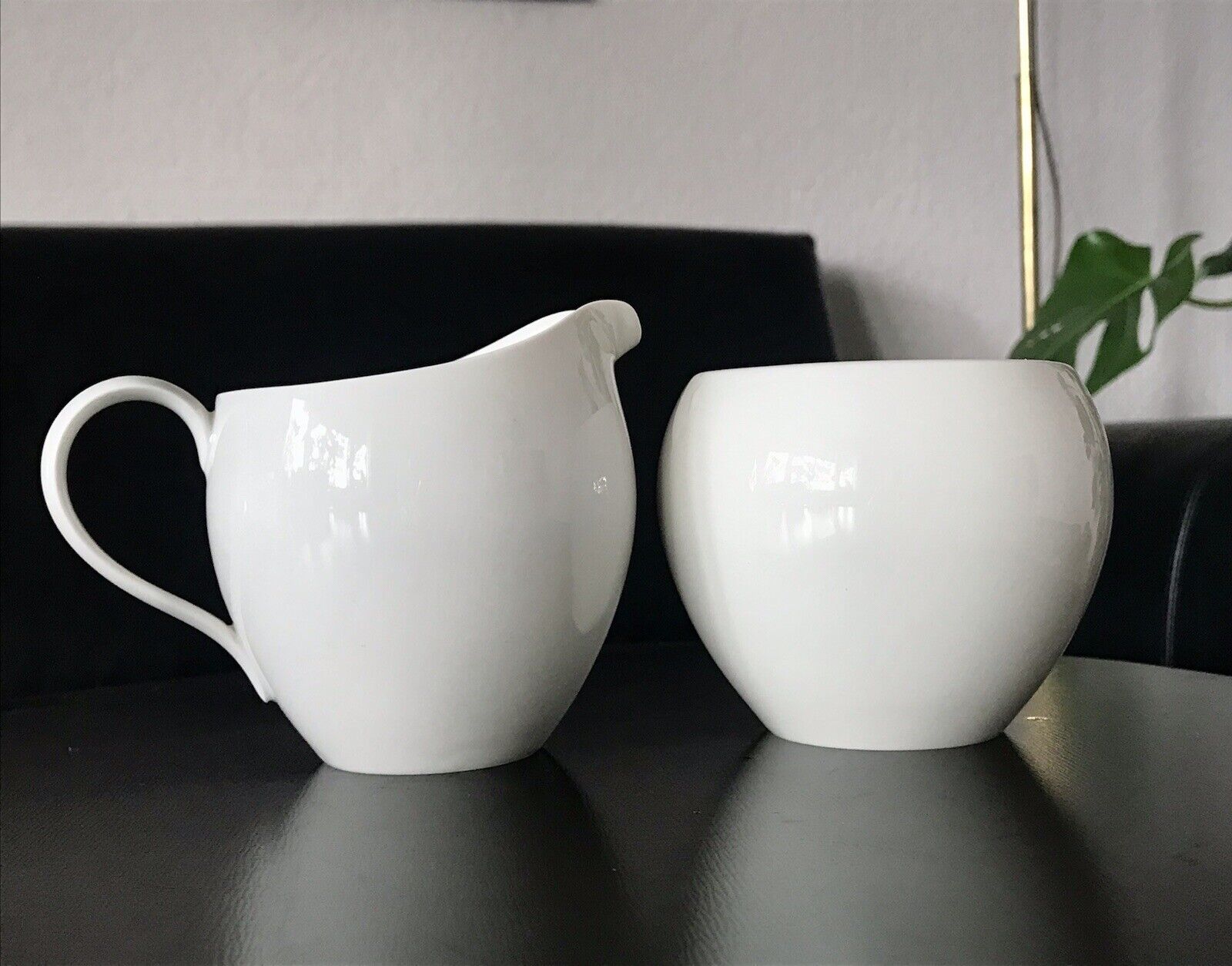 KPM Bauhaus Design Trude Petri Urbino Porzellan Edel 1946-59 Kännchen Zuckertopf