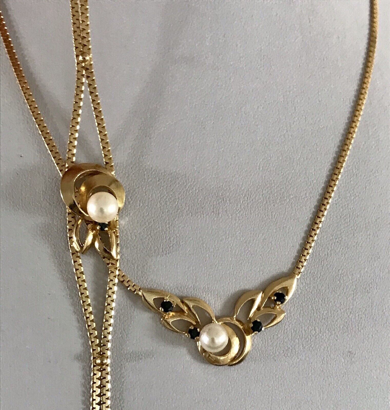 Vintage Set 835 Silber vergoldet Schmuck Kette Halskette Collier & Armband