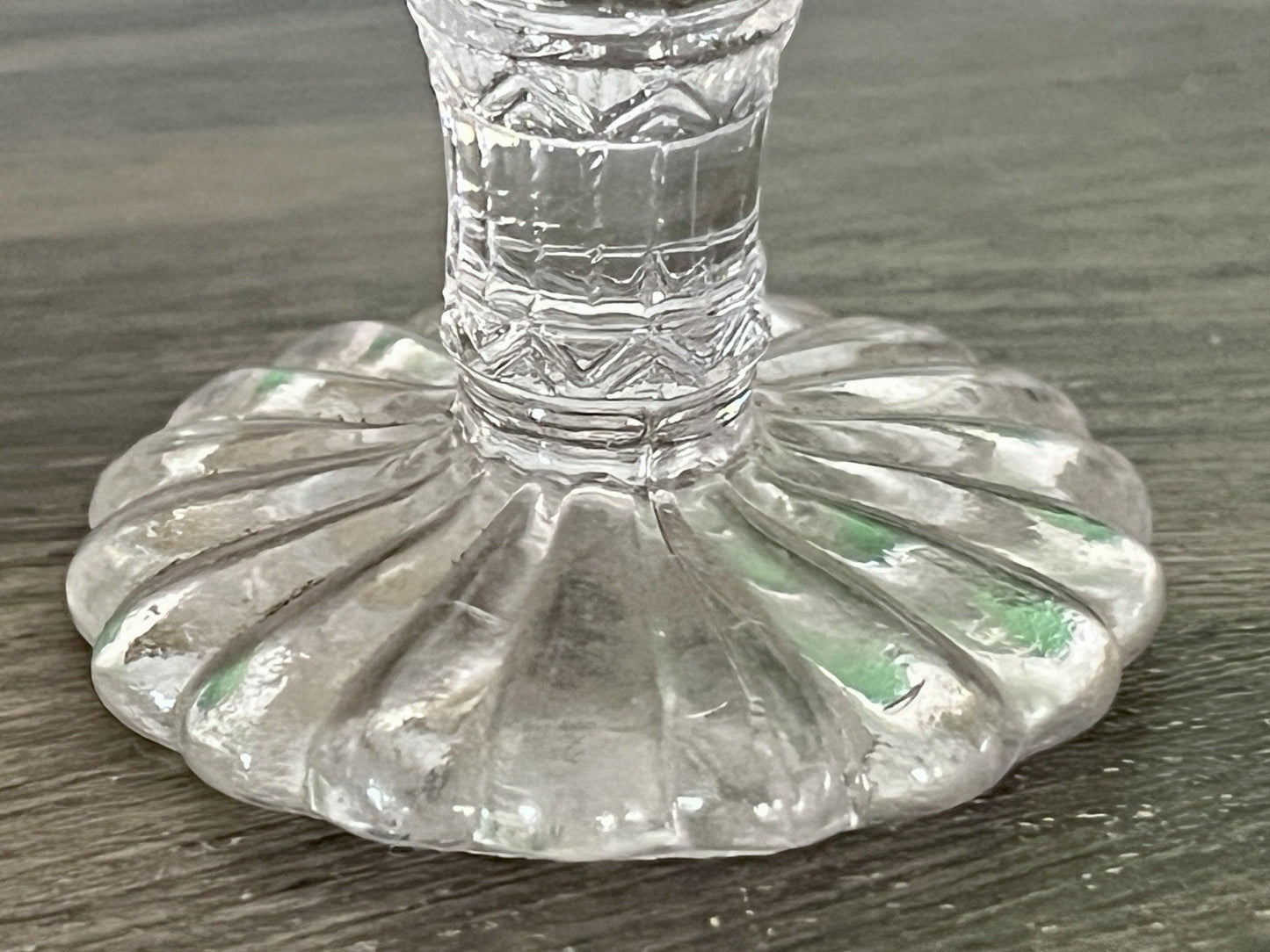 Antik Jugendstil Art Déco Pressglas Glas Fußschale Schale Zuckerschale