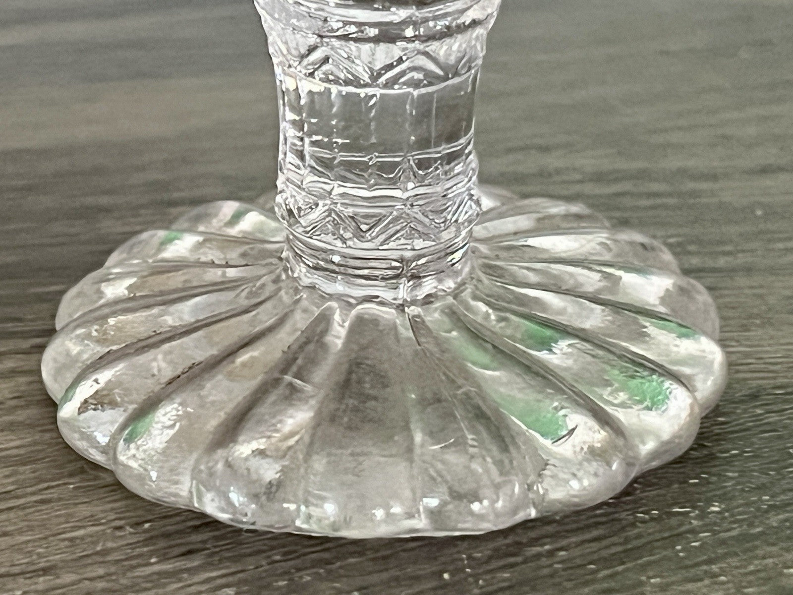 Antik Jugendstil Art Déco Pressglas Glas Fußschale Schale Zuckerschale