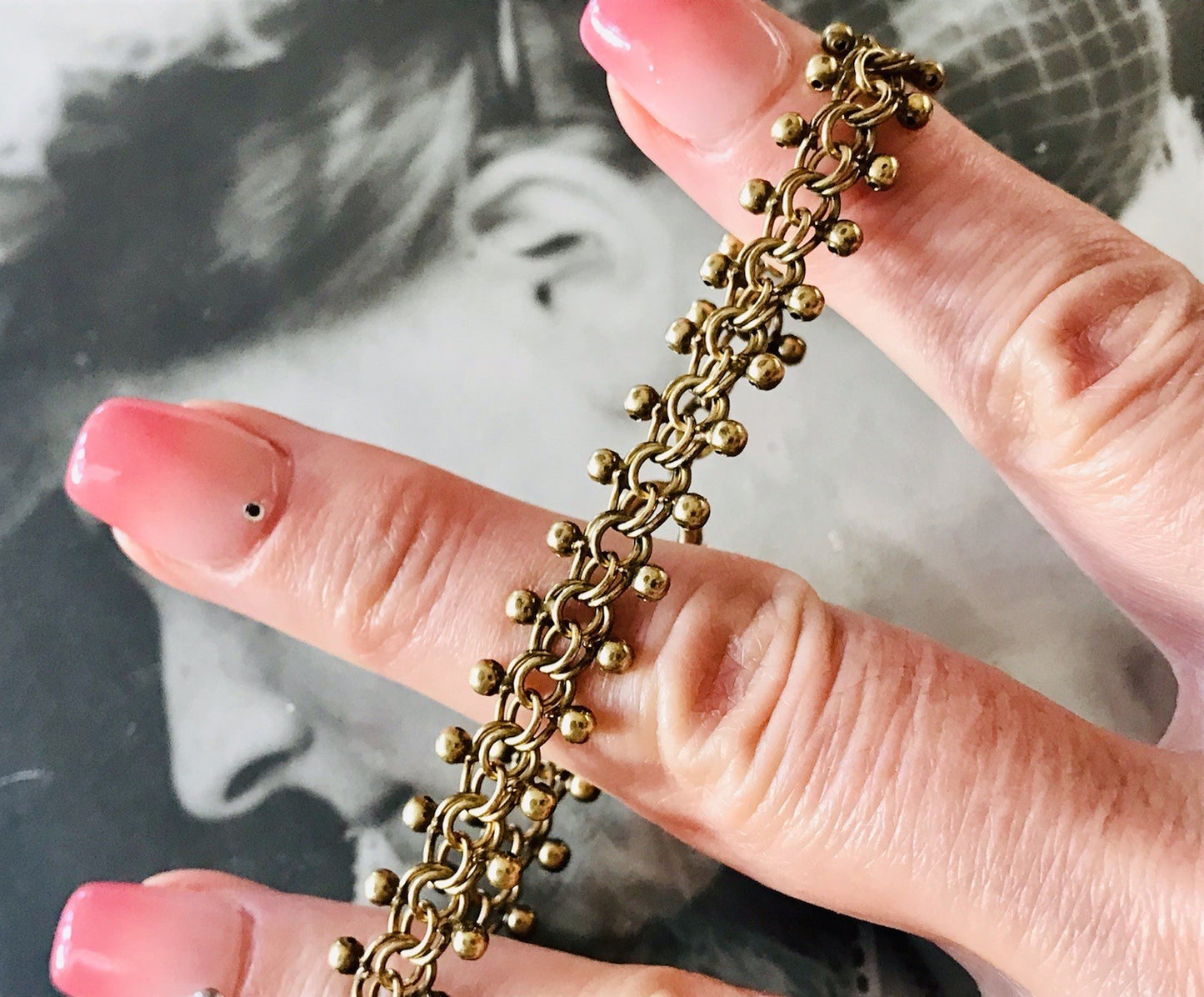 Vintage Armband vergoldet Amerik. Doublè  SCHÖN! FBM