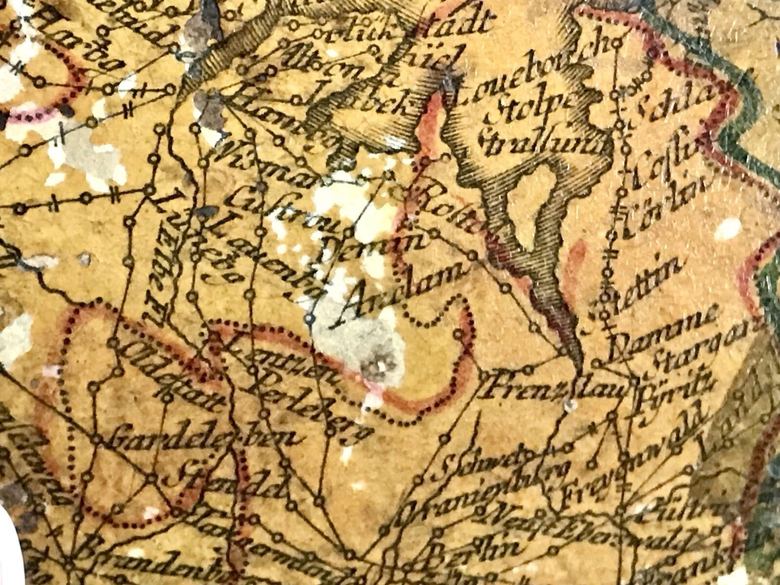 Antik Dose RAR Tabakdose Tabatiere Kartographie Teutschland Karte vor 1815!!