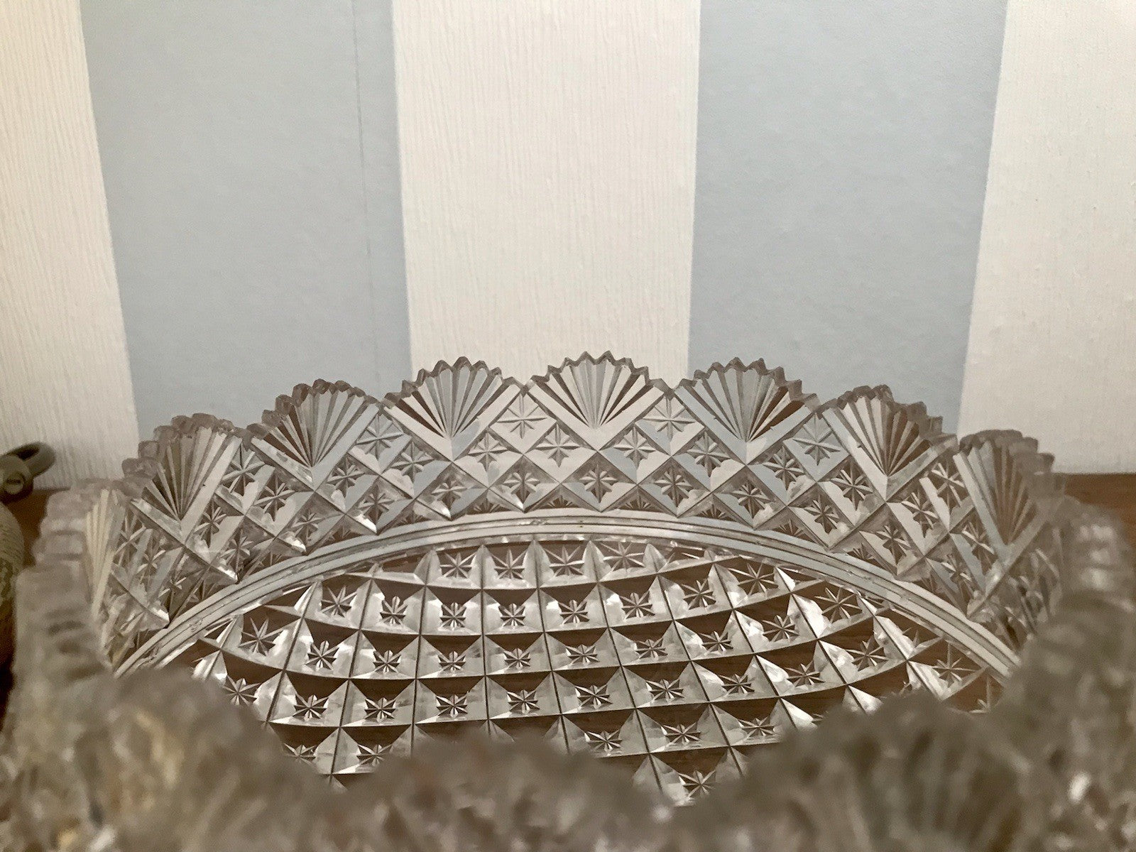 Antik Bleikristall Schale Glasschale Anbietschale Kristallglas Glas wundervoll!