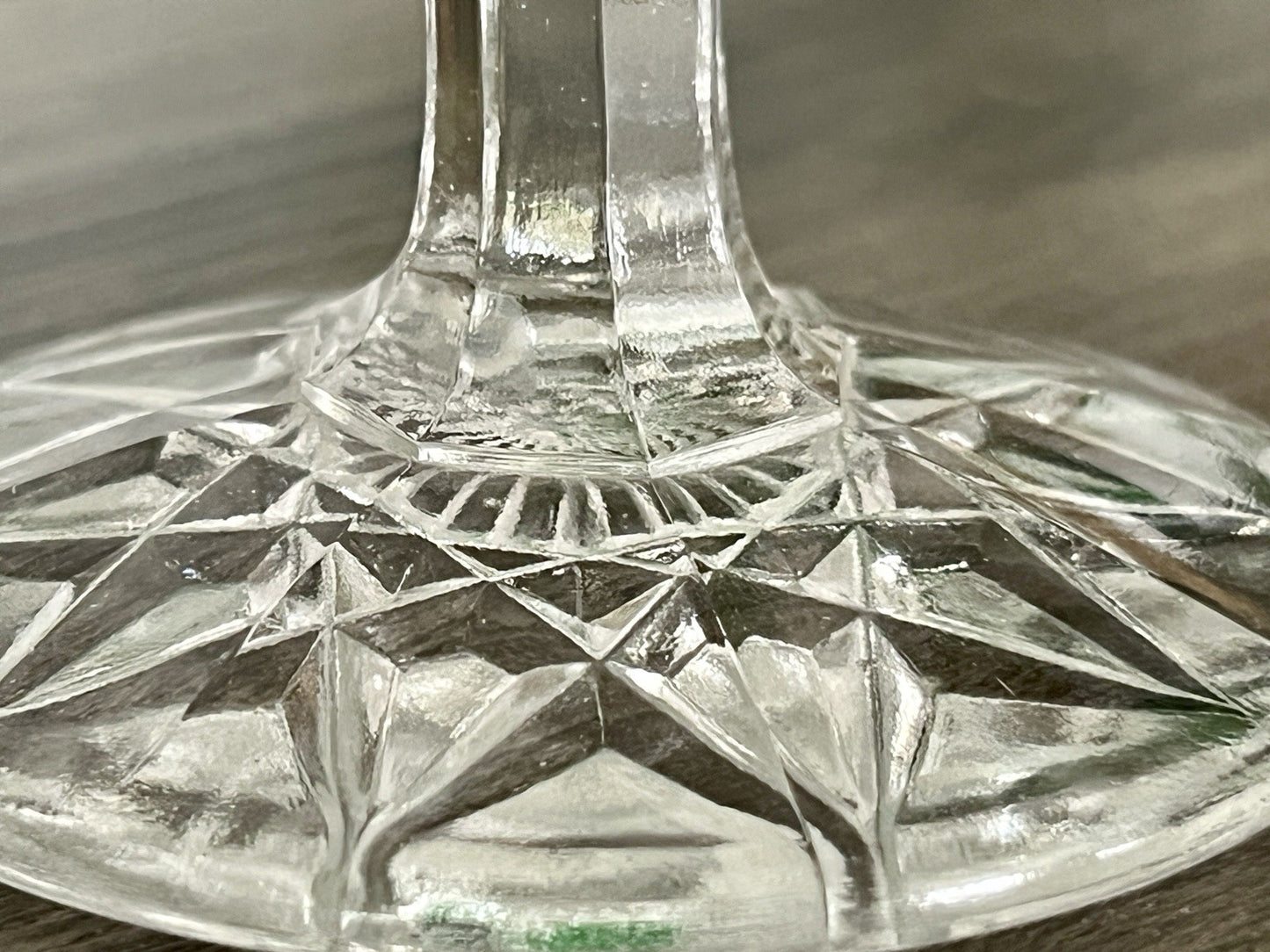 Antik Jugendstil Art Déco Pressglas Glas Fußschale Schale Zuckerschale groß