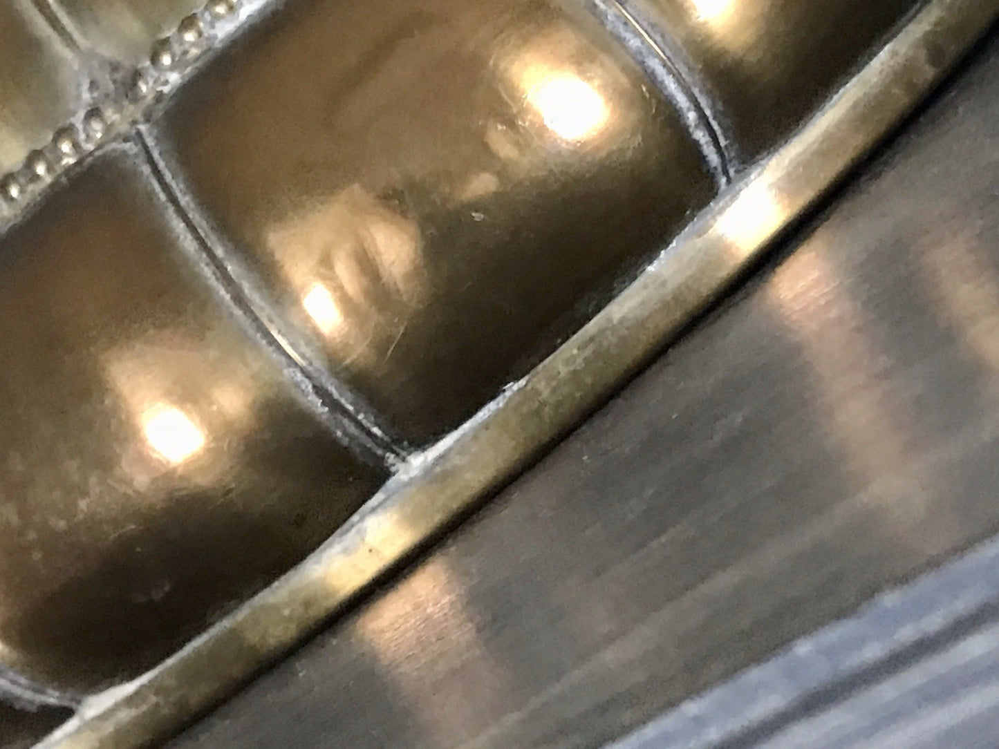 Antik WMF Straußenmarke Jugendstil Art Déco Messing Vase Relief