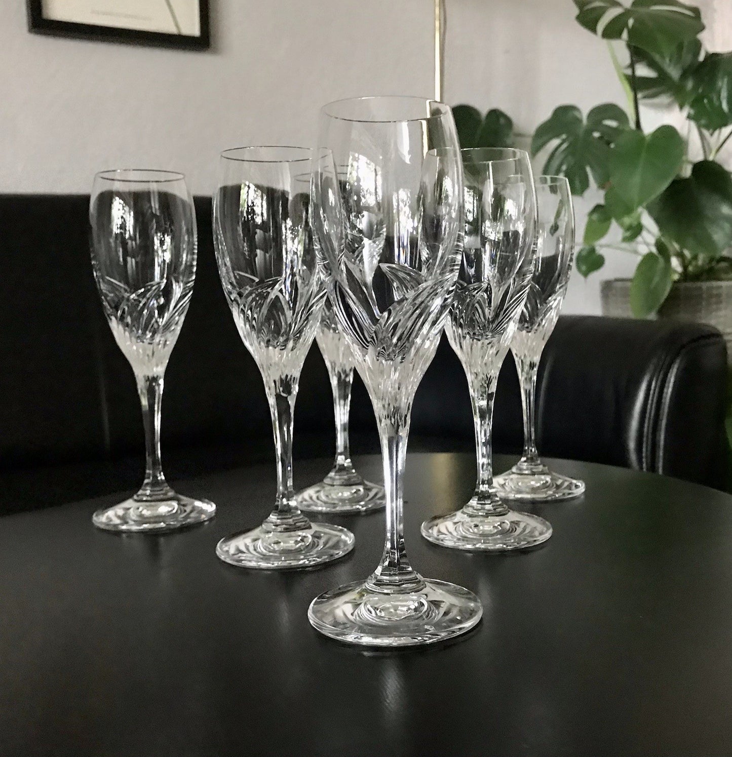 EDEL 6 Cherrygläser Gläser  Kristallglas Nachtmann Yvonne Bleikristall