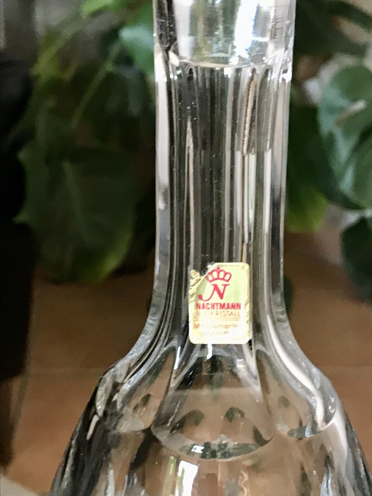 Vintage Nachtmann Antika Kristallglas Bleikristall Karaffe Dekanter EDEL