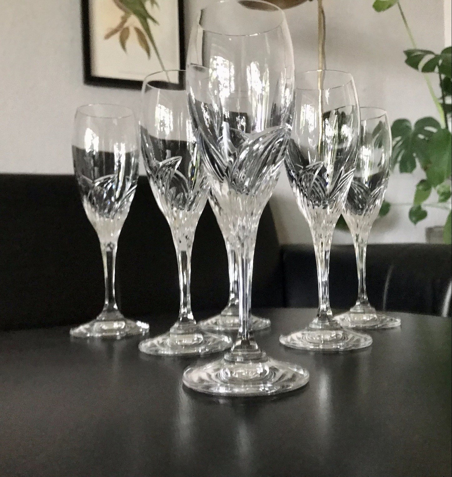 EDEL 6 Cherrygläser Gläser  Kristallglas Nachtmann Yvonne Bleikristall