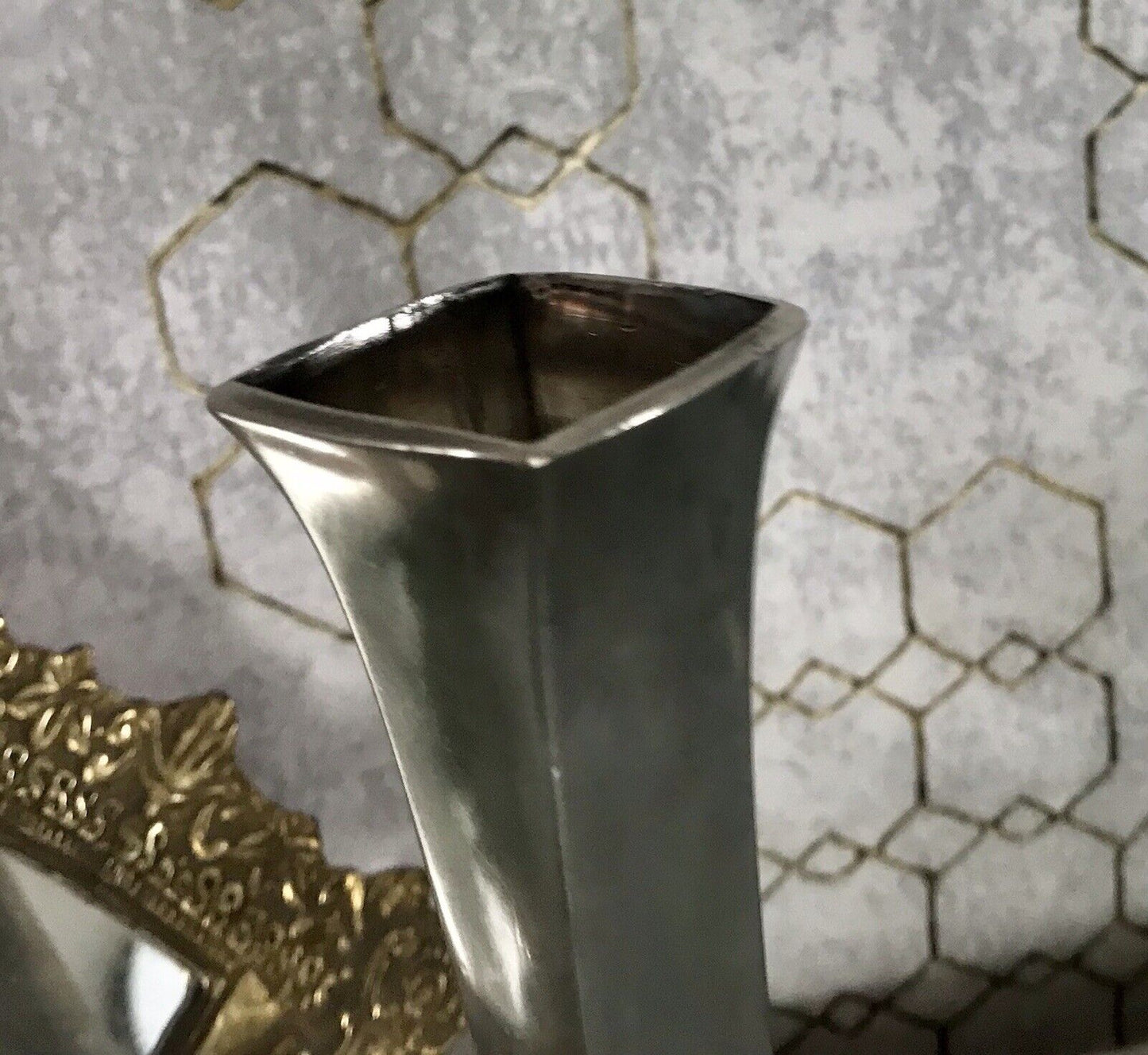 Antik Edel Jugendstil Argentor Wien Kerzenleuchter ? Vase? versilbert