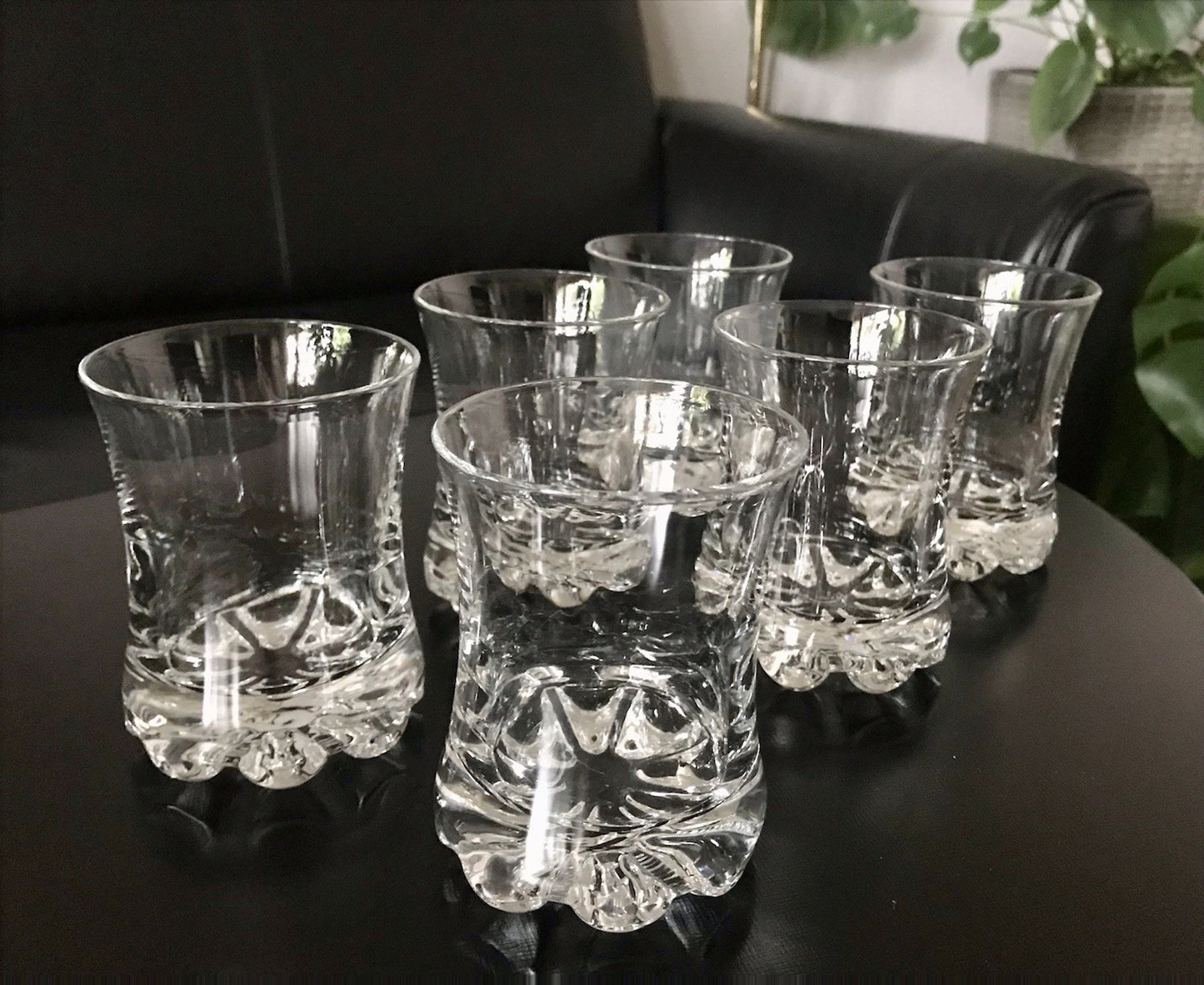 Vintage 6 Luigi Bormioli Light&Music Wasser Whisky? Gläser Kristallglas Glas