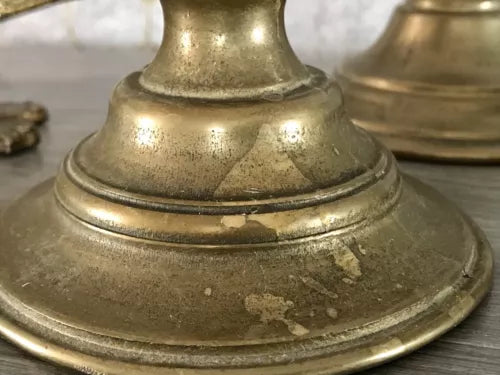 Antik ? alt Vintage 3 Kerzenleuchter Kerzenständer Kerzenhalter Messing massiv